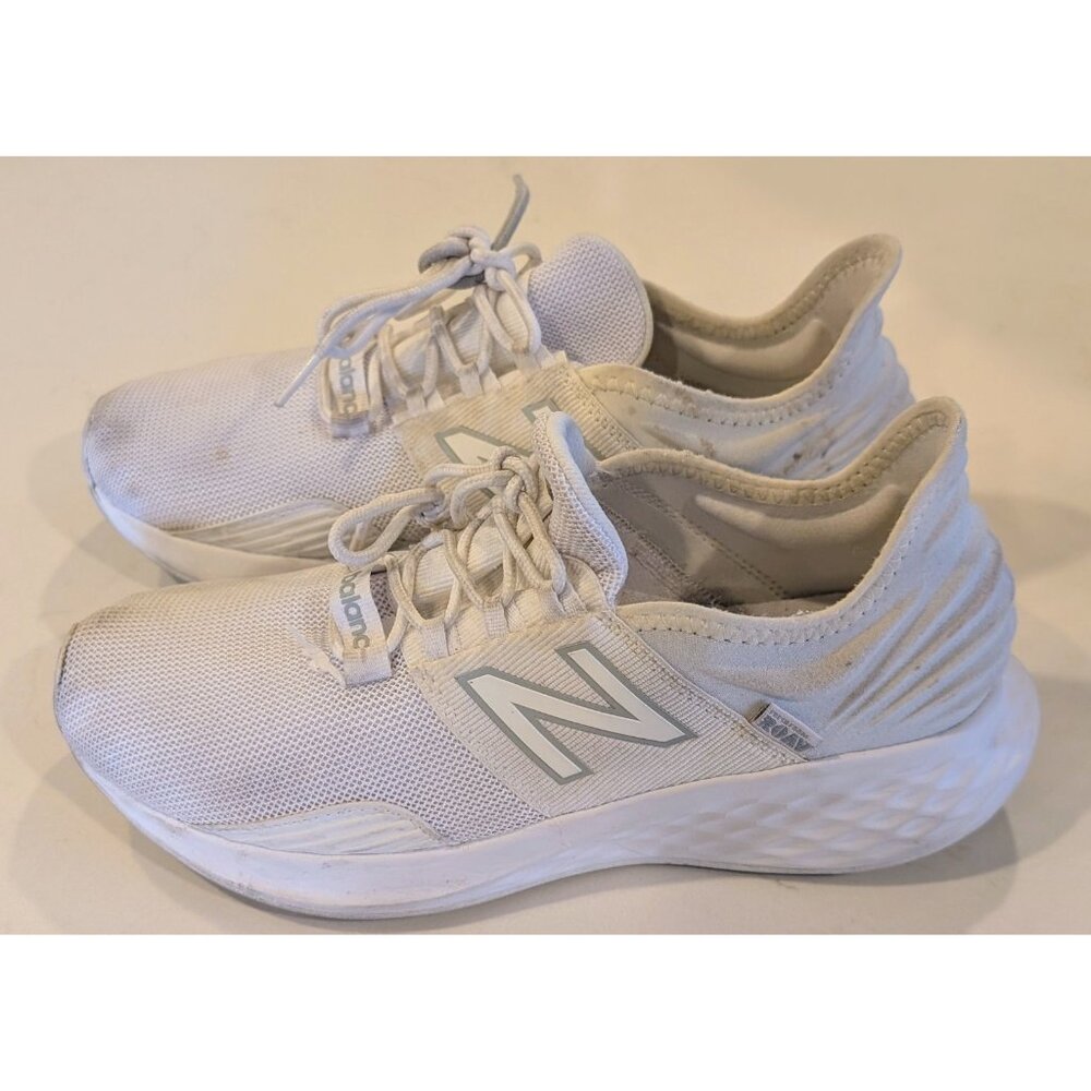 NEW BALANCE Fresh Foam Roav White MROAVJW  Athletic Running Shoes Men's Size 8